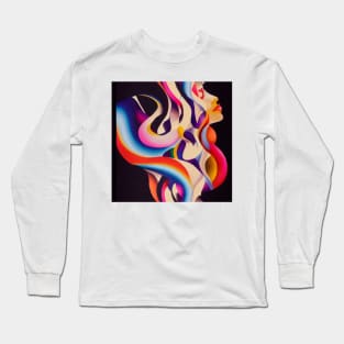 Multidimensional Swirls, Fifteen Long Sleeve T-Shirt